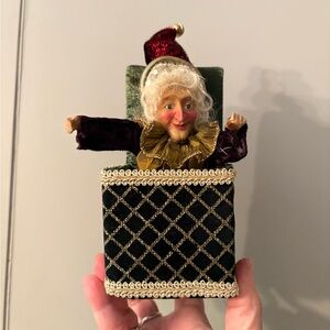 Vintage Jack In The Box Jester Elf Poseable Arms 7"